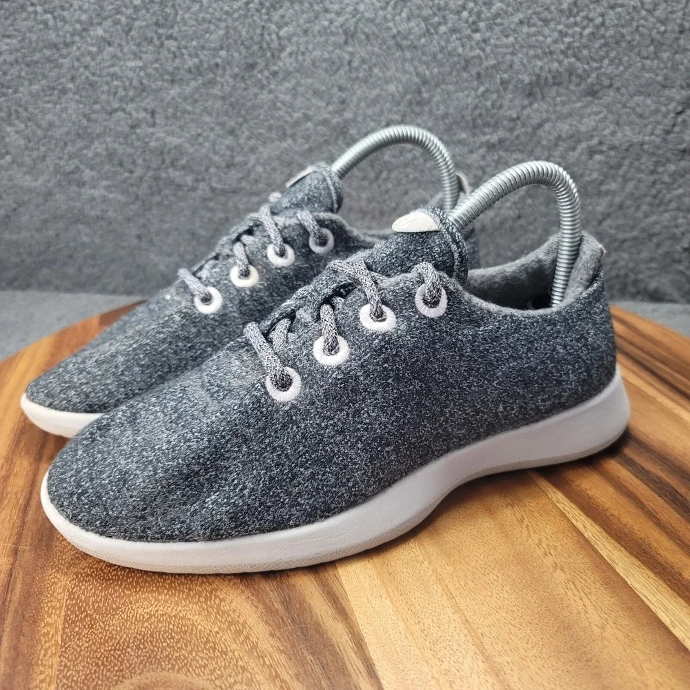 Allbirds‎ Wool Shoes Gray Womens Size 8 Runners Lace Up Sneakers Casual Comfort